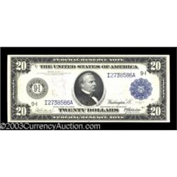 Fr. 996 $20 1914 Federal Reserve Note About New.