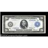 Image 1 : Fr. 1000 $20 1914 Federal Reserve Note Choice About New.