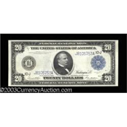 Fr. 1003 $20 1914 Federal Reserve Note Choice New.
