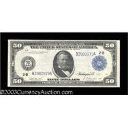 Fr. 1030 $50 1914 Federal Reserve Very Fine.
