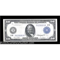 Fr. 1031a $50 1914 Federal Reserve Note Extremely Fine.