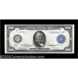 Fr. 1046 $50 1914 Federal Reserve Note Gem New.