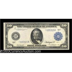Fr. 1046 $50 1914 Federal Reserve Note Very Choice New.