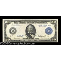 Fr. 1046 $50 1914 Federal Reserve Note Very Choice New.