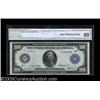 Image 1 : Fr. 1104 $100 1914 Federal Reserve Note CGA Gem Uncirculated 65.