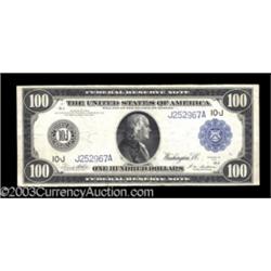 Fr. 1123 $100 1914 Federal Reserve Note Very Fine.