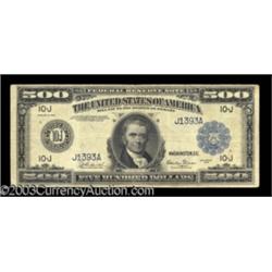 Fr. 1132 $500 1918 Federal Reserve Note Fine.