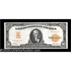 Fr. 1167 $10 1907 Gold Certificate Superb Gem New.
