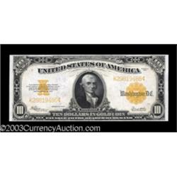 Fr. 1173 $10 1922 Gold Certificate Gem New.
