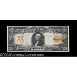 Fr. 1181 $20 1906 Gold Certificate Superb Gem New.