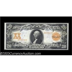 Fr. 1182 $20 1906 Gold Certificate Superb Gem New.