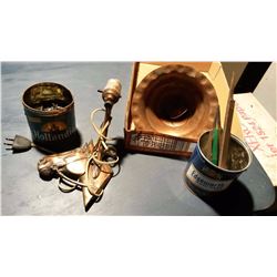 Tobacco Tins (2), Copper Items