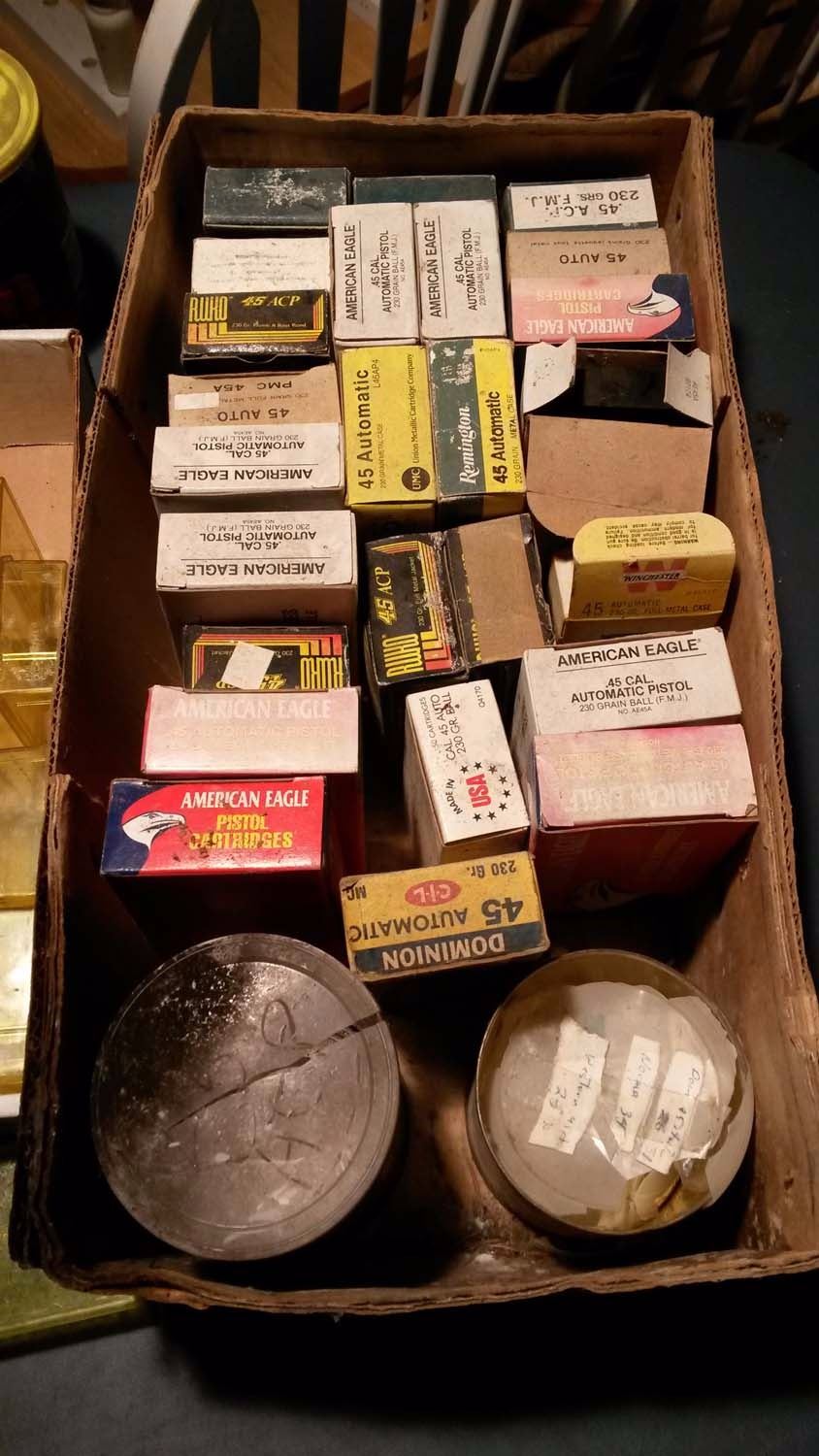 Empty Ammo Boxes Bodnarus Auctioneering