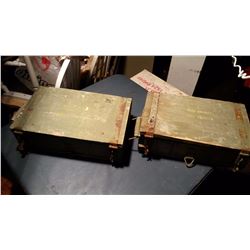 Military Ammo Boxes (2)