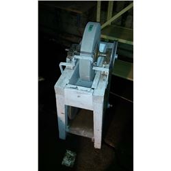Whetstone Mounted On Frame With Motor