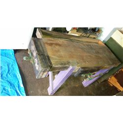 Vintage Work Bench With Table Vises (2)