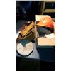Image 2 : Hard Hat, Leather Work Pouch, & Misc.