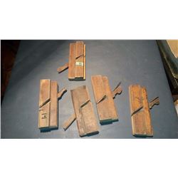 Vintage Block Planes, Vintage Wooden Work Box