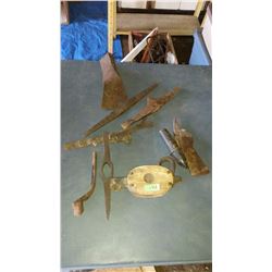 Vintage Tools With Vintage Wooden Box