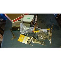 Drill Bits, Screws, Clamps, Misc.