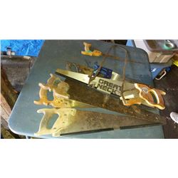 Lot Of Hand Saws