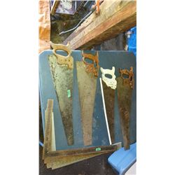 Hand Saws (4) & Squares