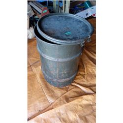Military Barrel & Lid