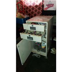 Metal Tool Chest With Tools