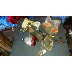 Lot Of Blow Torches, Vintage Telephones & Misc.