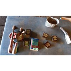 Vintage Tins, Vintage Hand Tools