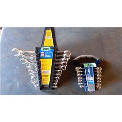 22-Piece SAE/Metric Combination Wrench Set, 7-Piece Stubby Combination Wrench Set