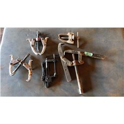 Pullers (4) & Vice Grip