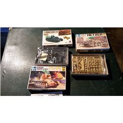 Tank Models (3) (1 Sealed) Complete