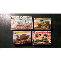 Models (4) (3 Sealed) Complete