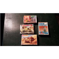 Models (4) (3 Sealed) Complete