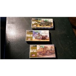 Models (3) (All Sealed)