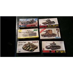 Models (6) (1 Sealed) Complete