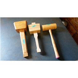 Wooden Mallets (3)