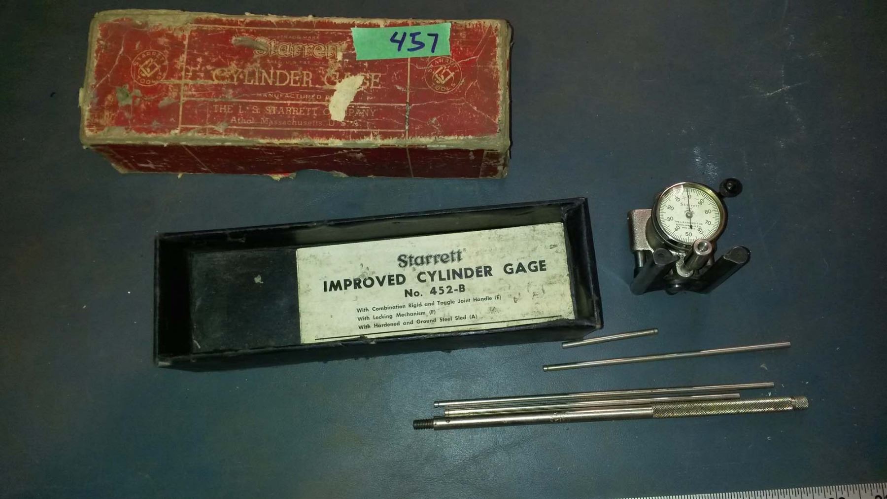 Starrett Cylinder Gauge Bodnarus Auctioneering