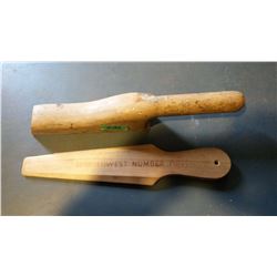 Wooden Pieces (20 (1 Stamped “Players Mild”)