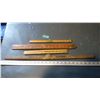 Image 1 : Lufkin Advertising Measuring Sticks (3), Rabone Advertising Measuring Stick (1)