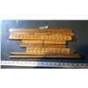 Image 1 : Measuring Sticks (7) (3 Rabone, 3 Lufkin, 1 Warranted Box Wood)