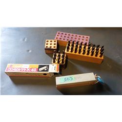 Sharpening Stone, Letter Stamps, Number Stamps