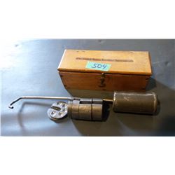 Gun-Related Tool With The United States Revolver Association Wooden Box