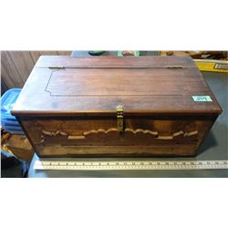 Vintage Wooden Box (No Contents)