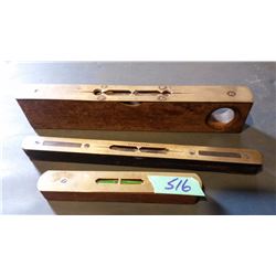 Vintage Wooden Levels (3)