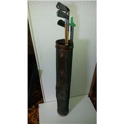 Golf Clubs (5), MacGregor Braeburn (1) Billy Casper Classic (2) Daiwa #1, #3, With Bag