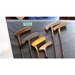 Golf Clubs (6), (Putters, Northwestern, Tour Model 1517, )
