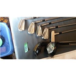 Golf Clubs (7) (Jelinek’s  #7,3,5,9; Jelinek’s Handmade #1,3)