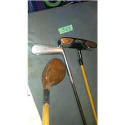 Golf Clubs (3) (Kroydon, Golfsmith, Cann & Taylor)